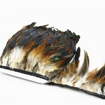 닭 수탉 꼬리 깃털 리본 5 미터 10-15CM 스트립 원피스 스커트 의류 웨딩 장식 만들기, [12] natural color