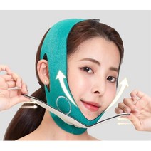 V라인 턱선 광대 볼살빼기 얼굴리프팅 얼굴밴드 찍찍이 강도조절 동안만들기 통기성 20대여성 페이스, 상세페이지참조