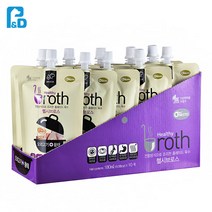 강아지 홈메이드 황태육수 오리고기 180ml / 아픈강아지 노령견 새끼 강아지에게 좋은 스프 영양식, 10개