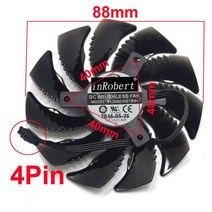 PLD09210S12HH 12V 0.40A 쿨러 팬 GTX1050 RX560 RX550 Geforce GTX 1050 1050Ti RX 550 560 미니 ITX G1, 02 PLD09210S12HH - 4Pin