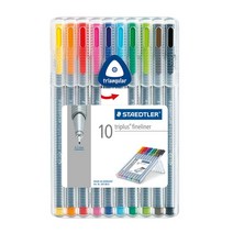 스테들러/트리플러스 화인라이너/334 SB10, SB10/10색, 1