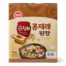 맛있는 [수량한정특가]해표 순창궁콩재래된장 14kg 업소용 대용량, 1개
