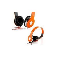 Roberts Fojjers 특수 접이식 오버 헤드 스테레오 Dj 헤드폰 3.5 Mm PC 태블릿 뮤직 비디오 및 기타 모든 음악 플레이어용. (귤), 01.주황색