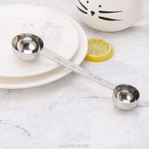 수분 측정기 계량기 토양 목재 커피 원두 곡물 스테인레스 스틸 측정 스푼 국자 더블, 없음