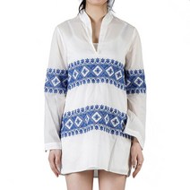 [토리버치] [명품] 57116 140 여성 스테파니 자수 원피스 57116140