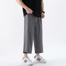 다잇템 남자 8부 바지 와이드핏 시원한 9부 바지 (8702214)