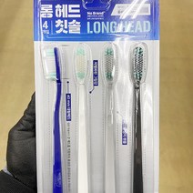 오죤 롱헤드 칫솔 4개입 x 2개, 단품