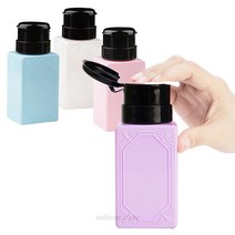 마리앙 트위스트락 펌핑 디스펜서 네일리무버 용기 200ml, 블루