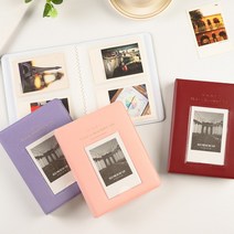 폴라로이드 2단 앨범 포토앨범 티켓북 사진첩 64장, 1폴라로이드앨범-남색