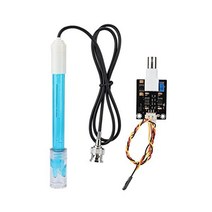Thincol Liquid PH 0-14 Value Sensor Module Accuracy 0.1pH + BNC 연결 단자 전극 프로브 키트 아두이노용 감지 센서 모듈