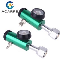 수족관 CO2 레귤레이터 병원용 의료용 가스 산소 압력 3000psi 0-15L, 1.DISS Fitting
