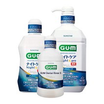선스타 검 GUM 검 치과 치주질환 무알콜 저자극 덴탈린스S 가글, 900ml 1개