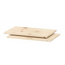 이케아 트로파스트 선반 2P 40x30x1.4cm 라이트화이트스테인 소나무, 이미지참조