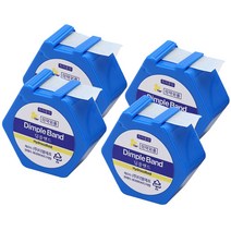 힐링팩토리 카미케어 하이드로콜로이드 딤플밴드 210매 채혈밴드 니플 패치 방수 원형 주사밴드, 4개