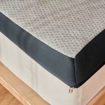 소닉슬립 토퍼 매트리스 수면매트 메모리폼 싱글 기절 원룸 바닥 침대 SS, 텐셀그레이, 12CM
