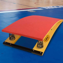 올림픽 발구름판 뜀틀 멀리뛰기 시험 발판 연습용, 120cm 스프링보드 4스프링 레드