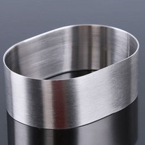 Mallow_쇼핑_스테인레스 타원형틀 밀봉 카스테라 무스링 에끌레어 모양 타원 만들기 에만들기 무스 레이디핑거 에틀 레스@8688@!^^