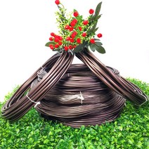 분재용철사 갈색 500g(규격선택) 무료배송/조경철사/원예철사/알루미늄공예와이어, 갈색-2mm