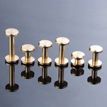 10PC Brassr Craft 솔리드 네일 볼트 부기 둥근 머리 나사 스트랩 리벳 나사 수하물 공예 의류/가방/신발 4-20mm, 8x8mm, 10개