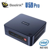 미니PC 데스크탑 고사양 Beelink u59 pro windows 11 인텔 셀러론 n5105 ddr4 8gb 256gb 1000m wifi5 bt4.0 게임 컴퓨터 vs s, n5105용 u59, 유럽 ​​연합, 16기가바이트 512기가바이트