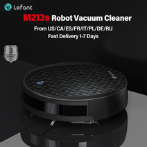 로봇 자동 무선 청소기 lefant m213s 로봇 청소기 2-in-1 쓸고 닦고 흡입, 협력사, L