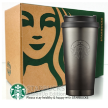[스타벅스] SS 엘마 블랙 텀블러 473ml [스타벅스 선물박스포장 + 쇼핑백 증정] 스타벅스 신학기 텀블러 선물 단체 주문, 소중한 분께 [부직포+스타벅스 선물박스]포장