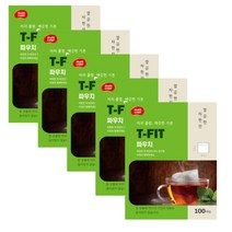 파우치 티필터 100매X5팩 II 찻잎거름망 인퓨저 티스트레이너, 5개