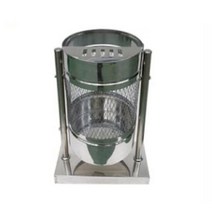 거리형 망형재떨이휴지통 지름450mm 모래겸용쓰레기통 회사 학교, 단품