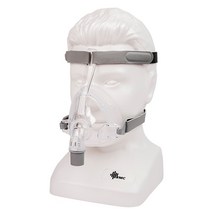 비엠씨 비강 전면 CPAP 마스크 자동 BiPAP 액세서리 헤드기어 포함 회색 머리띠 수면 무호흡증 코골이에 사용, [08] FM4, [02] M, FM4+M