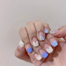 떨샵 여름 네일팁 페스티벌 네일팁 포인트 셀프네일, 2개, NAIL-N358