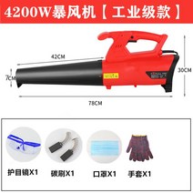 눈청소기 바람청소기 대포 낙엽 정원 도로 충전 송풍기 브로와 블로어 눈치우는기계, 4200W 유선B (5m)