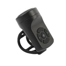 자전거 벨 전자벨 크락션 경적 usb 충전식월 로드 산악 자전거 경적 120db 전기 자전거 경보음 울림스피커 핸들, 검은색, 1개