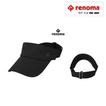 (레노마골프) 남성 로고 밴드 썬캡 RMACK3801-199 (BLACK)