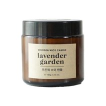 더허브샵 우든윅 소이캔들 인테리어 향초 100g, 이브닝듀 100g