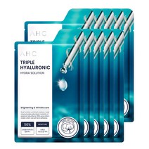 AHC 트리플 히아루로닉 순면 마스크팩 25 ml, 10개입, 1개
