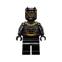 레고 LEGO 마블 슈퍼 히어로즈 블랙 팬서 미니피규어 - 킬몽거 골든 재규어 수트(76099)