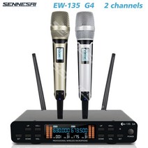 노래방기계 반주기 가정용 스피커 G4 전문 듀얼 무선 무대 UHF 노래방 금속 핸드헬드 2 고품질, 11.1 Gold 1 White