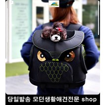 개린이 펫캐리어가방 강아지고속버스 두마리배낭 애견동반캠핑 펫픽업가방 반려견가방, L(FD01-LWO)