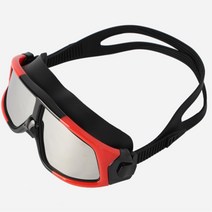 UV차단 물속시야 누수방지 잠수경 레드블랙 물고기잡이안경