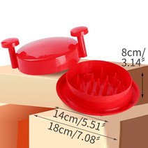 수제버거만들기 육류분쇄기 글라인더 크리 에이 티브 치킨 슈레더 야채 분리기 개 고양이 음, 02 Red