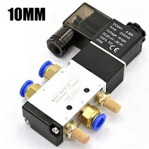 피팅밸브 공압 전기 솔레노이드 밸브 5 방향 2 위치 제어 공기 가스 마그네틱 12V 24V 220V 코일 볼트 4mm1, 04 PC 10mm Fittings_01 DC12