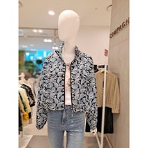 꼼빠니아 여성 페이즐리 패턴 하이넥 여름 자켓 CACU6 WGJ430 NC대전유성점