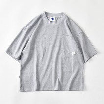 남성 라운드넥 포켓 티셔츠 일본 싱글 대외 무역 오리지널 INS 코튼 트렌드 루즈 OS