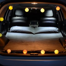 제네시스 GV70 GV80 전용 차박에어매트 자동충전, 스웨이드 블랙, 현대