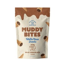 [Muddy Bites] 머디 바이츠 와플 콘 스낵 밀크 초콜릿 맛 66 g, 1개, 66g