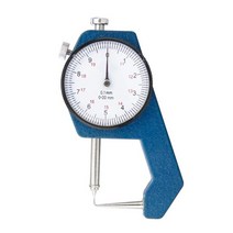 두께 측정기 가죽 종이 너비 도구 용 다이얼 게이지 테스터, 0-20mm