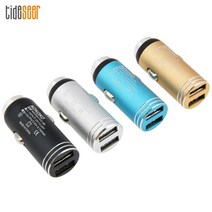 2000pcs 휴대 전화 태블릿 GPS 3.1A 에 대 한 듀얼 USB 차량용 충전기 아이폰 Xiaomi mi 10 삼성 s9에 2 포, 01 Black_01 보편