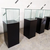 노감성 유리 진열대 전시장의 쇼케이스 앙증맞다 금은방 보석 전시회 아름답고 장식품 전시장 화이트A 하남 40x40x120cm N4RES 맞춤형 제품 디스플레이 캐비닛 쥬얼리 옥 쥬얼리 디스플레이 캐비닛 전시장 손 모델 샘플 유리 캐비닛 박물관 디스플레이 캐비닛, 검정색 페인트 모델 2 40*40*120