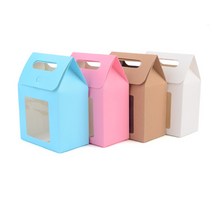 손잡이 종이봉투 창봉투 기프트박스 중-화이트