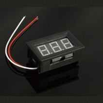 잔량 볼트메타 온도 전압 게이지 측정기 부저 매립형, D610_1) 잔량온도표시 볼트메타